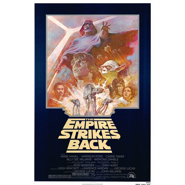 The Empire Strikes Back 1981 original one sheet poster