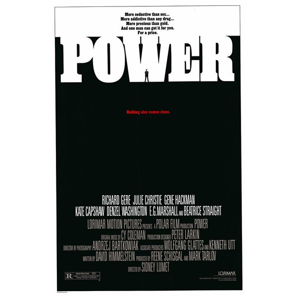 Power 1985 original vintage one sheet poster