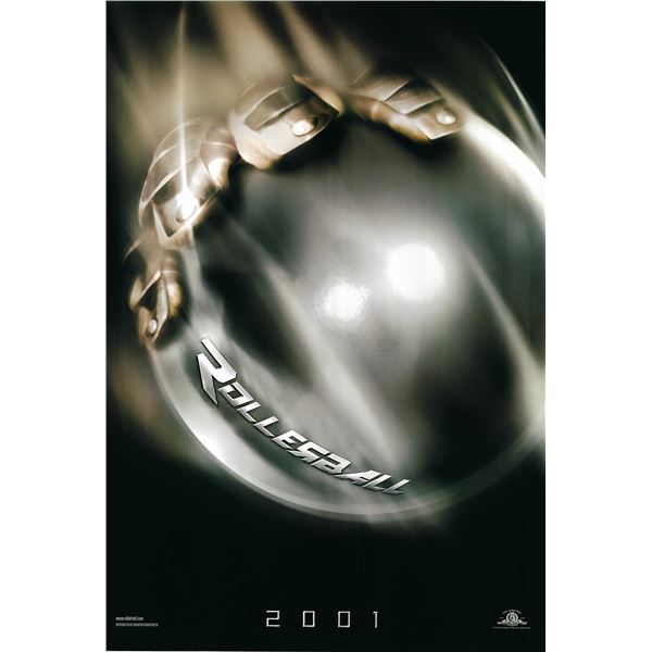 Rollerball 2001 original advance movie poster