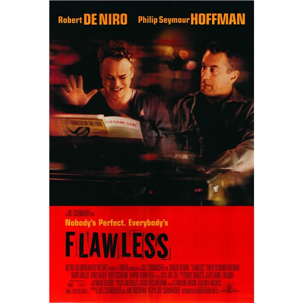 Flawless 1999 original one sheet movie poster