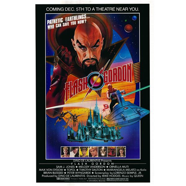 Flash Gordon 1980 original vintage one sheet poster