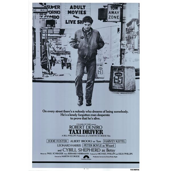 Taxi Driver 1976 original vintage movie poster