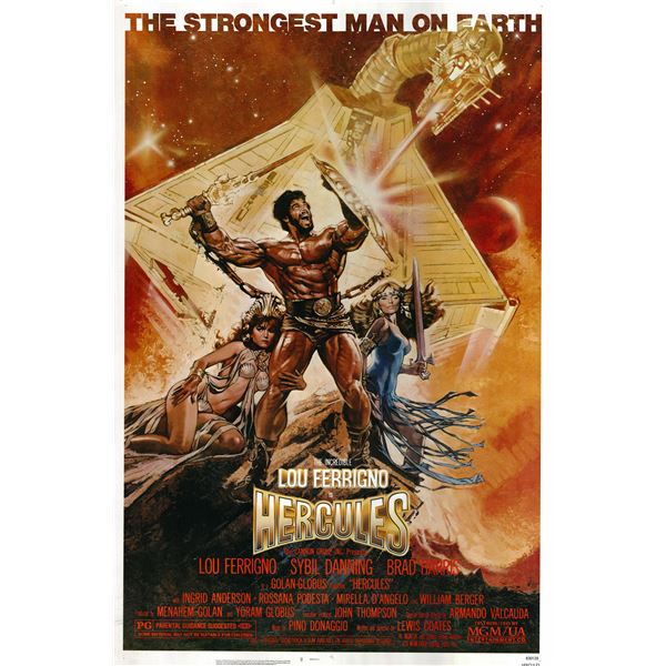 Hercules 1983 original vintage movie poster