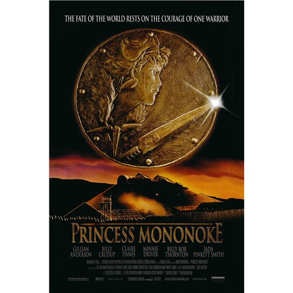 Princess Mononoke 1999 original one sheet movie poster