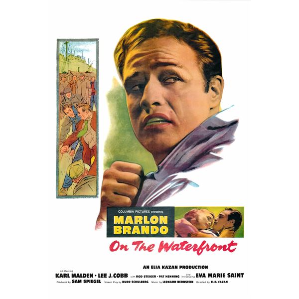 On the Waterfront 1990 reproduction one sheet movie poster
