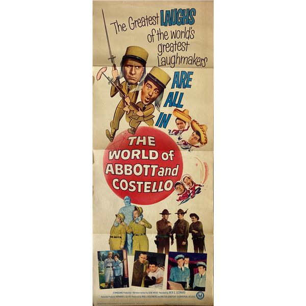 The World of Abbott & Costello 1965 original vintage insert card