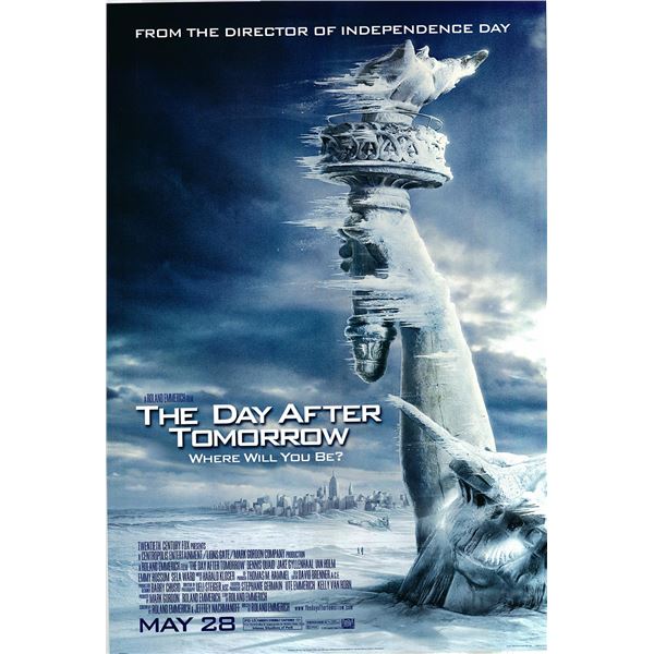The Day After Tomorrow 2004 original advance movie poster
