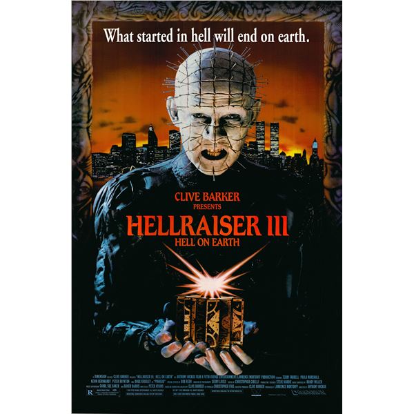Hellraiser III 1992 original movie poster