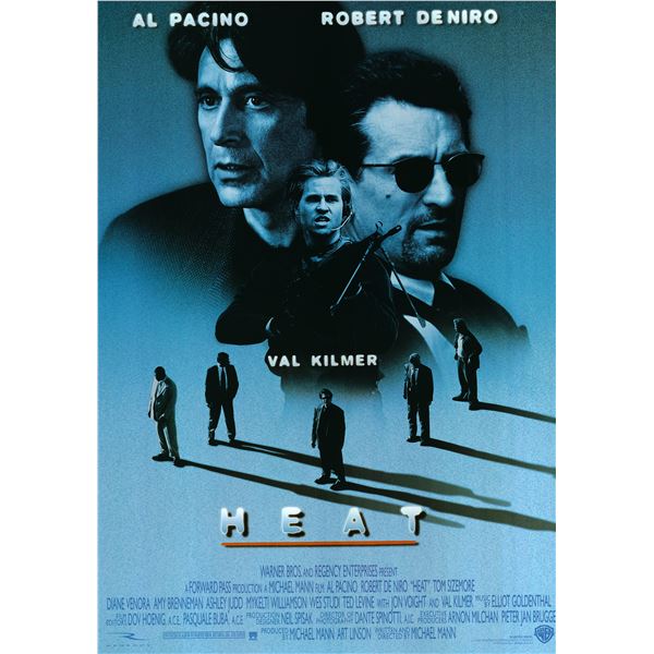 Heat 1995 original movie poster
