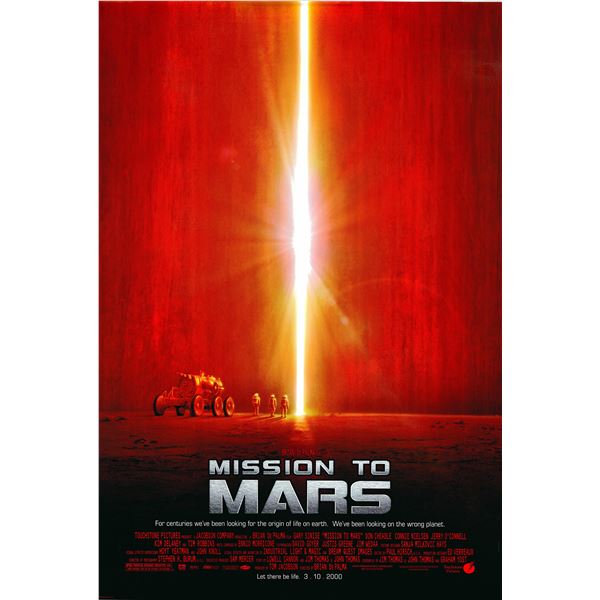 Mission to Mars 2000 original movie poster