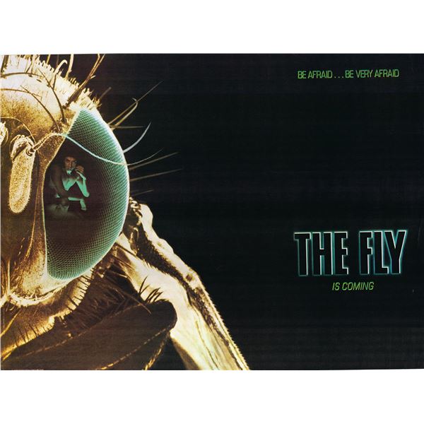 The Fly 1986 original vintage British quad movie poster