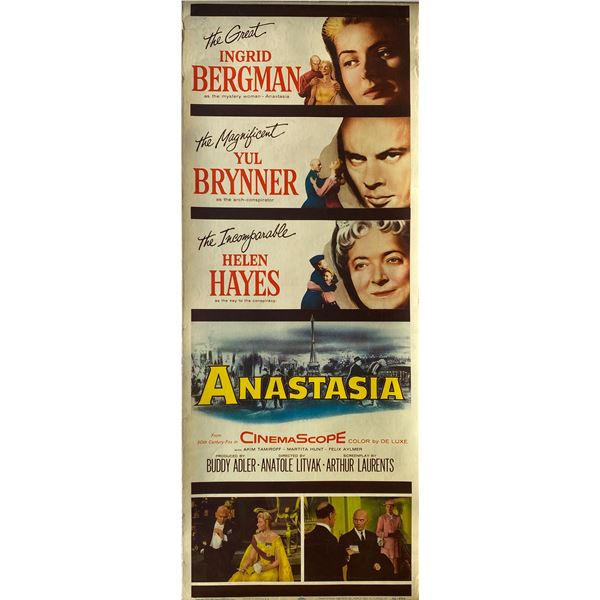 Anastasia 1956 original vintage insert card