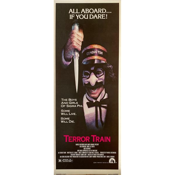 Terror Train 1980 original vintage insert card
