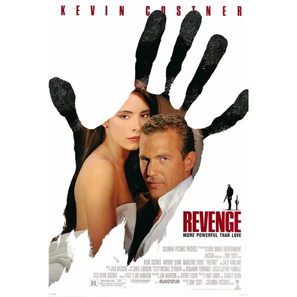 Revenge 1990 original one sheet movie poster