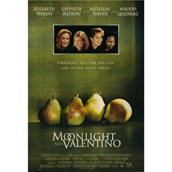 Moonlight and Valentino 1995 original one sheet movie poster