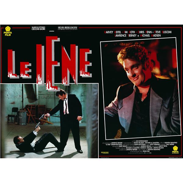 Le Iene (Reservoir Dogs-Italian Version) 1993 original movie poster