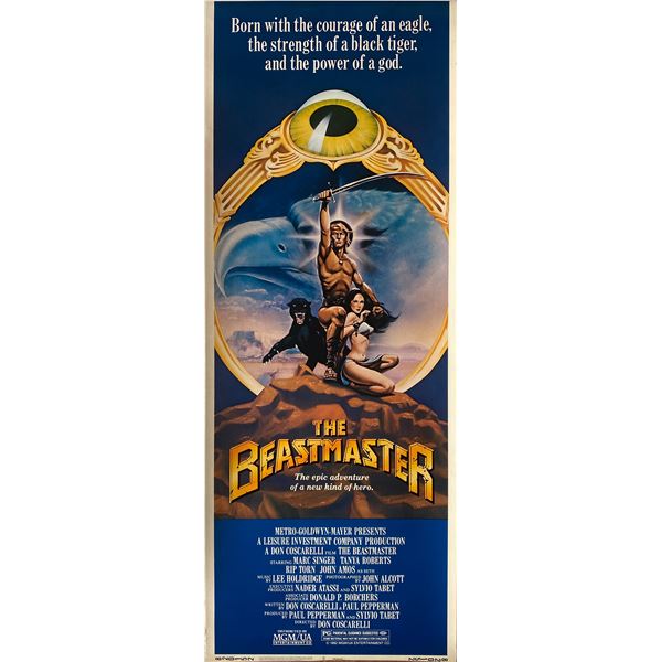 The Beastmaster 1982 original vintage insert card