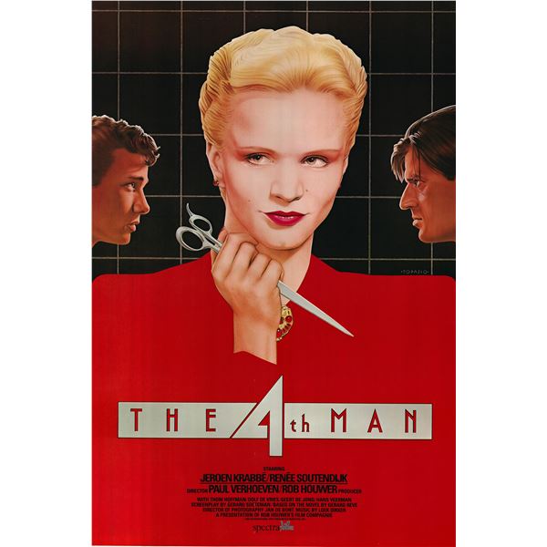 The Fourth Man 1984 original vintage movie poster