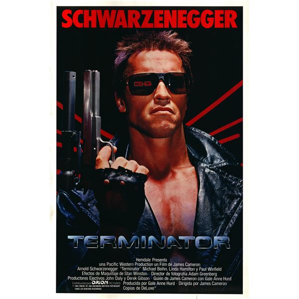 The Terminator 1984 original vintage movie poster