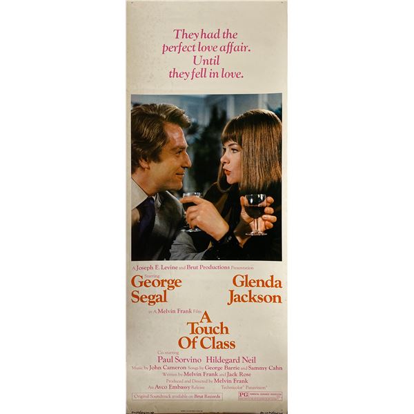 A Touch of Class 1973 original vintage insert card