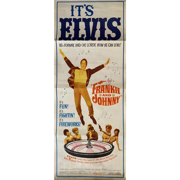 Frankie and Johnny 1966 original vintage insert card
