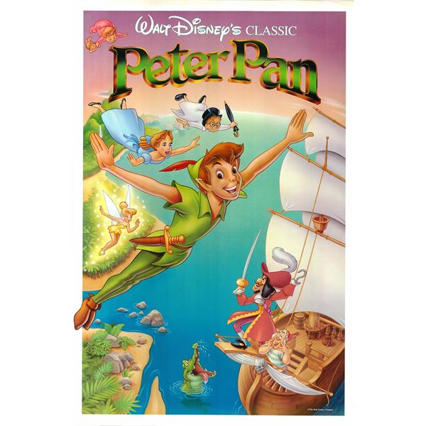 Peter Pan 1989 original one sheet movie poster