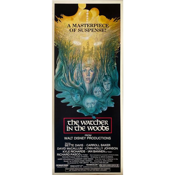 Watcher in the Woods 1980 original vintage insert card