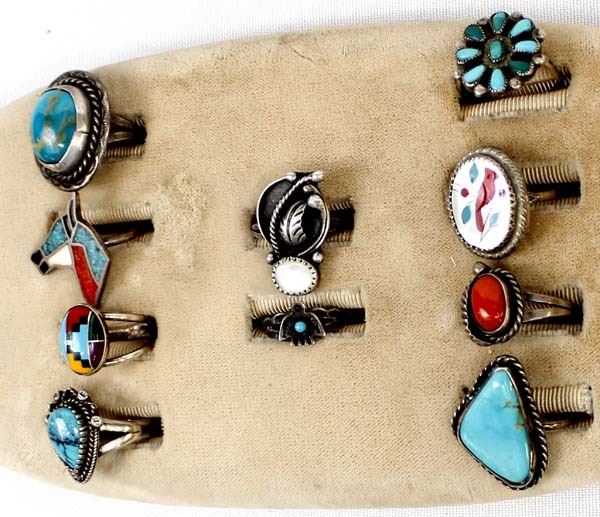 Collection of Native American Rings