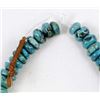 Image 8 : 15'' Strand of Graduated Turquoise Rondelle Beads