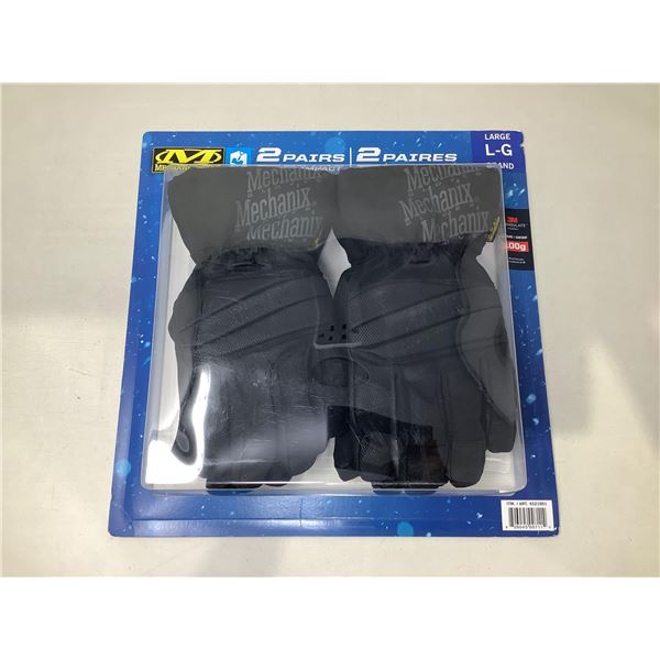 Mechanix Black Insulated Gloves ( 2 Pairs )