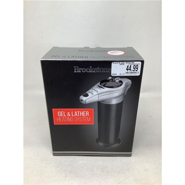 Brookstone Lather & Gel Heated Shaving Cream System
