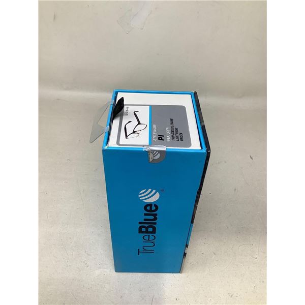 True Blue Black Frame Blue Light Unisex Glasses