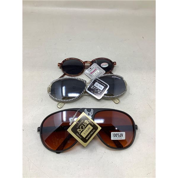 Lot of 3 Assorted Sunglasses