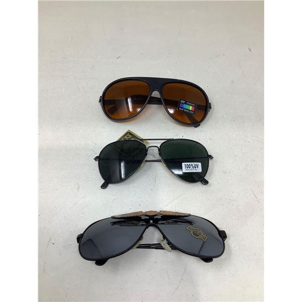 Lot of 3 Assorted Sunglasses