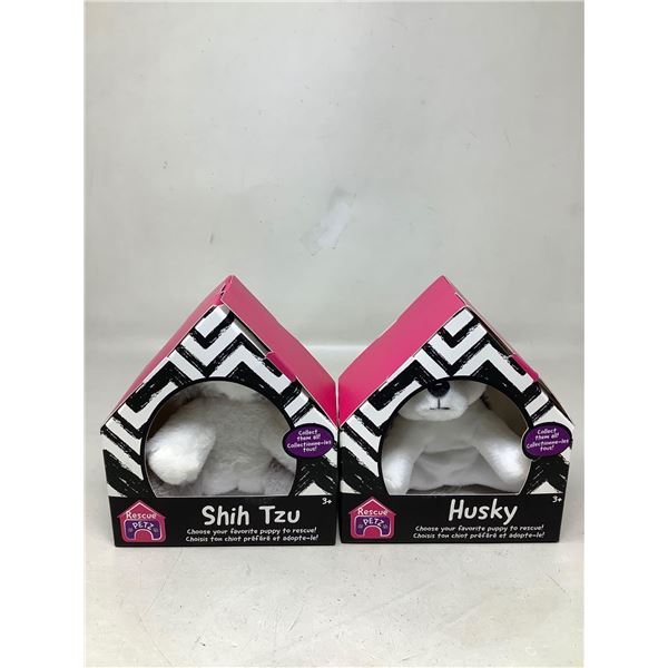 Rescue Pets Collectable Pets - Husky & Shih Tzu