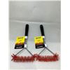 Image 1 : Lot of 2   Char Broil 360 Red Nylon BBQ Brush