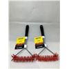 Image 1 : Lot of 2 Char Broil 360 Red Nylon BBQ Brush