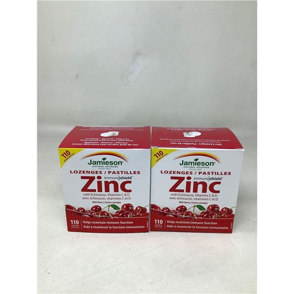 Jamieson Natural Source Zinc Lozenges, Wild Cherry (2 x 110)
