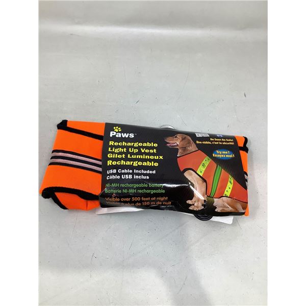 Rechargeable Light Up Dog Vest (M)