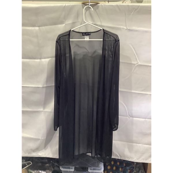 Star Vixen Black Sheer Cardigan ( 2X )