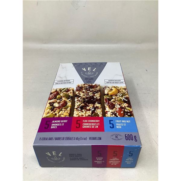 Vel Cereal Bars ( 15 x 600g)
