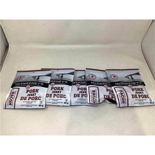 McSweenys Hickory smoked bacon Pork Jerky (5 x 80g)