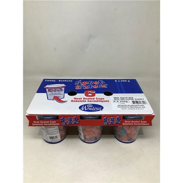 Mini Sour Mix Candy Cups (6 x 200g)