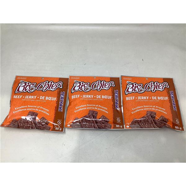 Big Chief Beef Jerky Teriyaki (3 x 80g)