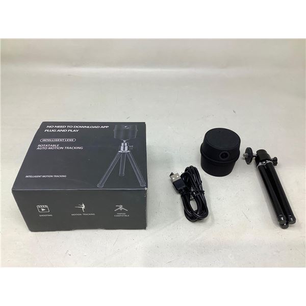 Intelligent Lens Rotatable Auto Motion Tracking Camera W/ Tri Pod