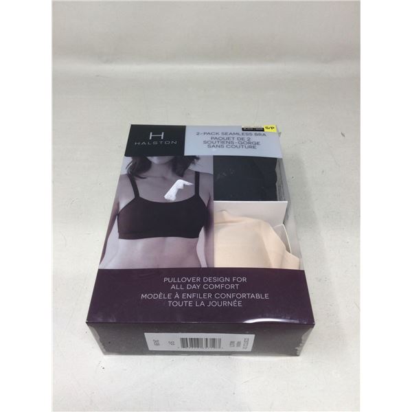 Halston 2-Pack Seamless Bra Size S