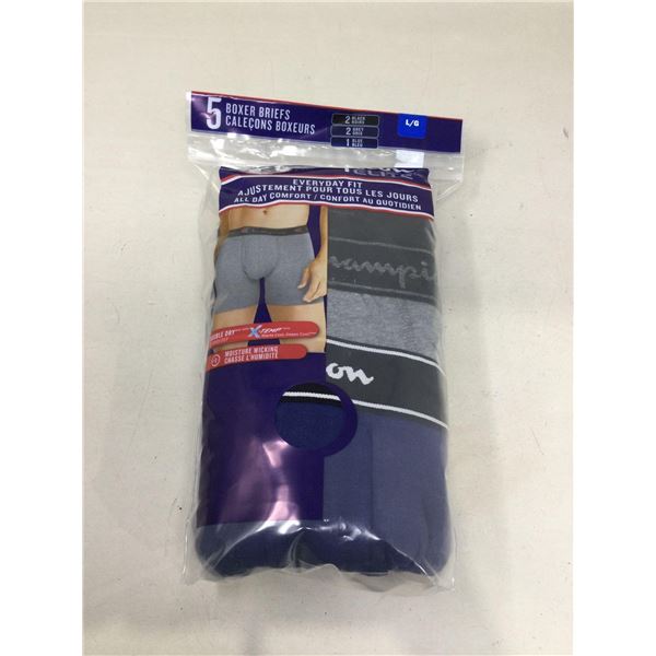 Champion Everyday Fit Boxer Briefs 5 Pack Size L