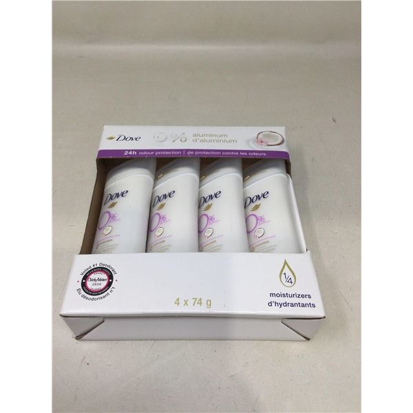 Dove 24H Odour Protection Ladies Deodorant (4 X 74G)