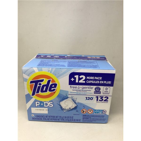 Tide Pods Free And Gentle (132 Packs)