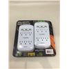 Image 1 : Wall Outlets W/ Rapid Charging 300J Protection Pack Of 2
